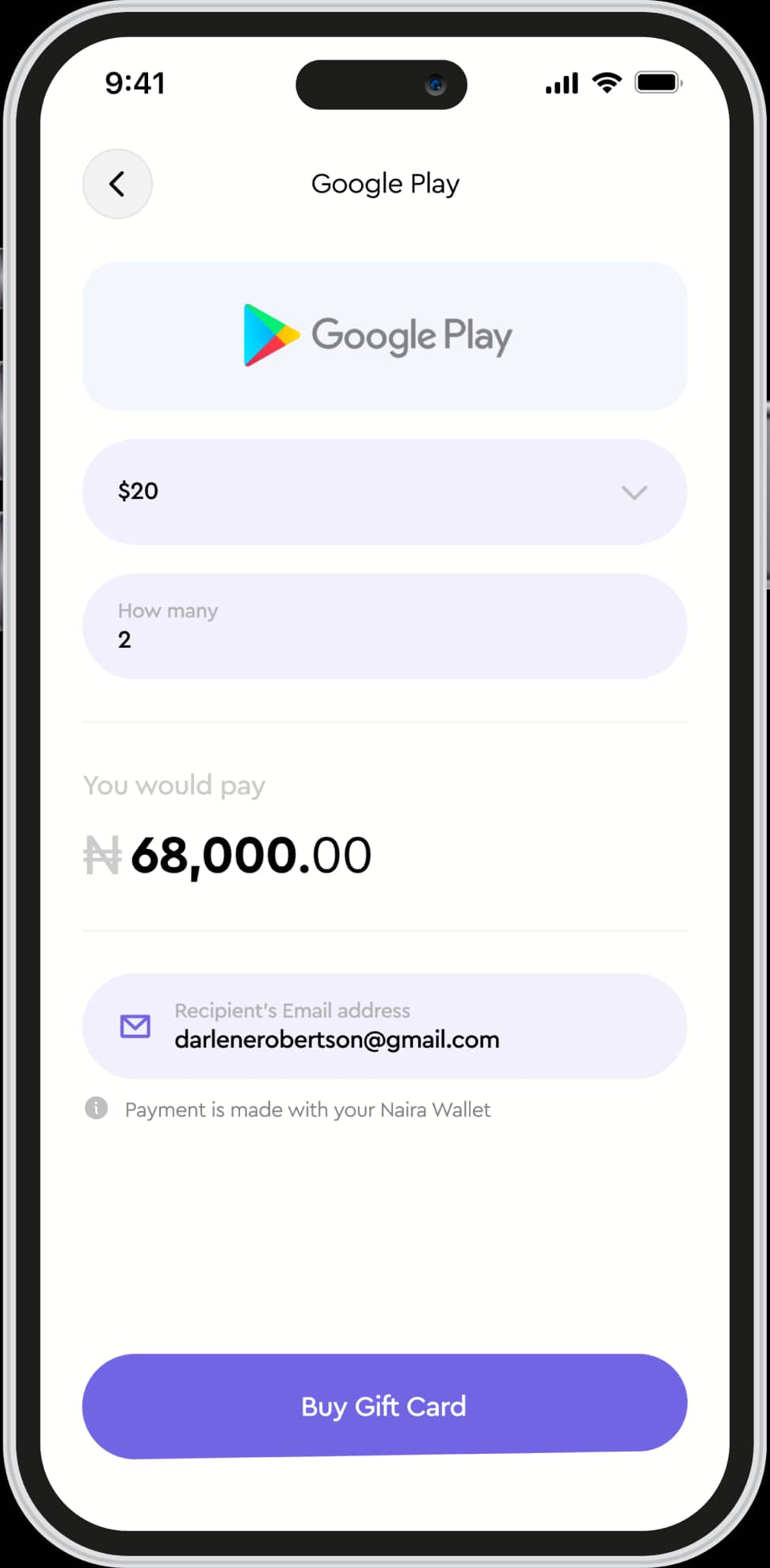 Ridima — gift cards, crypto, and bill payments in Nigeria and Ghana